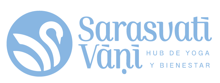 Logo Sarasvati Vani Hub de yoga y bienestar